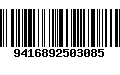 Código de Barras 9416892503085