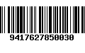 Código de Barras 9417627850030