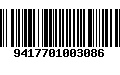 Código de Barras 9417701003086