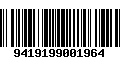 Código de Barras 9419199001964