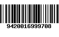 Código de Barras 9420016999708