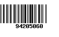 Código de Barras 94205060