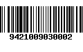 Código de Barras 9421009030002