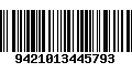 Código de Barras 9421013445793