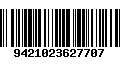 Código de Barras 9421023627707