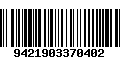 Código de Barras 9421903370402