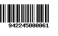 Código de Barras 942245000061