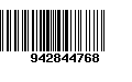 Código de Barras 942844768