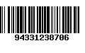 Código de Barras 94331238706