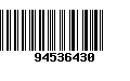 Código de Barras 94536430