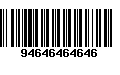 Código de Barras 94646464646