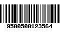 Código de Barras 9500500123564