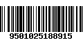 Código de Barras 9501025188915