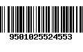 Código de Barras 9501025524553