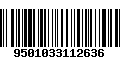 Código de Barras 9501033112636