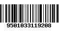 Código de Barras 9501033119208