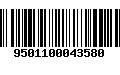 Código de Barras 9501100043580