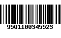 Código de Barras 9501100345523