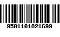 Código de Barras 9501101821699