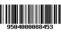 Código de Barras 9504000088453