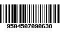 Código de Barras 9504507090638