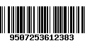 Código de Barras 9507253612383