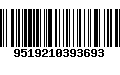 Código de Barras 9519210393693