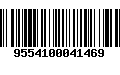 Código de Barras 9554100041469