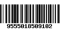 Código de Barras 9555018509102