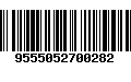 Código de Barras 9555052700282