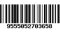 Código de Barras 9555052703658