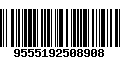 Código de Barras 9555192508908