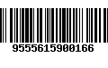 Código de Barras 9555615900166