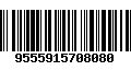 Código de Barras 9555915708080