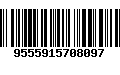 Código de Barras 9555915708097