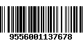 Código de Barras 9556001137678