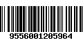 Código de Barras 9556001205964