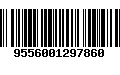 Código de Barras 9556001297860