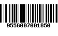 Código de Barras 9556007001850