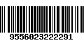 Código de Barras 9556023222291