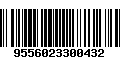 Código de Barras 9556023300432