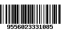 Código de Barras 9556023331085