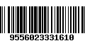 Código de Barras 9556023331610