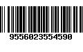 Código de Barras 9556023554590