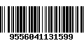 Código de Barras 9556041131599