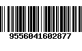 Código de Barras 9556041602877