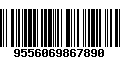 Código de Barras 9556069867890