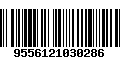 Código de Barras 9556121030286