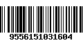 Código de Barras 9556151031604