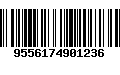 Código de Barras 9556174901236